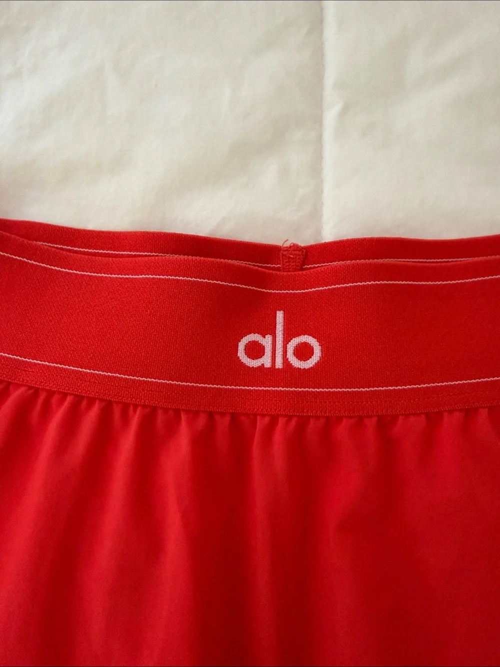 Alo Yoga Match Point Tennis Skirt Red Hot Summer XS - Picture 5 of 9